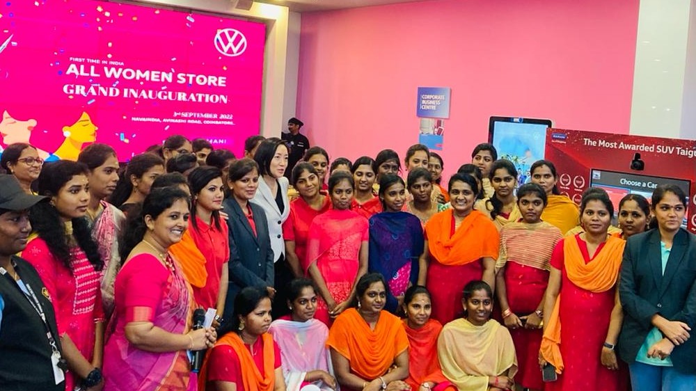 Volkswagen opens all women city store in Kovai
