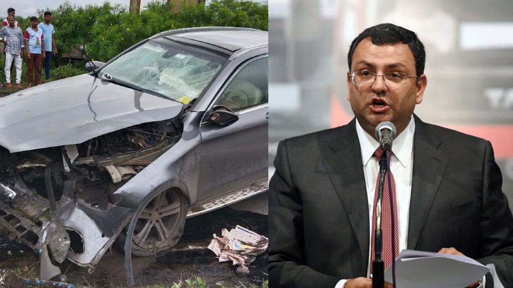 Mistry & co-passenger killed in car crash did not wear seat belts