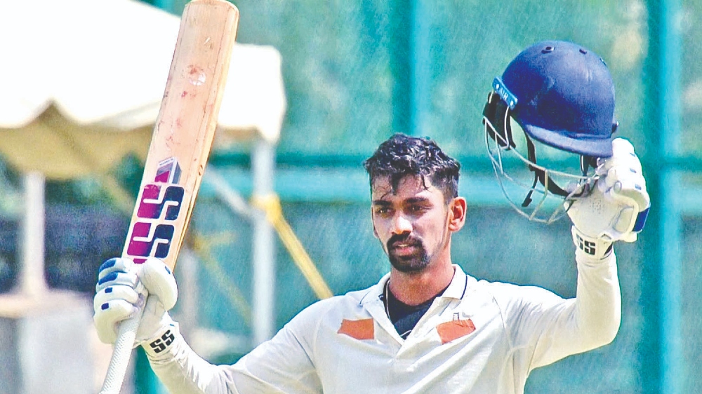 Indrajith’s aggressive ton helps South Zone take lead