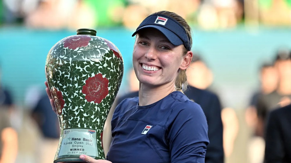 Alexandrova defeats Ostapenko to clinch Korea Open 2022 title