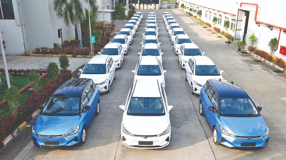 BYD delivers 450 vehicles across India