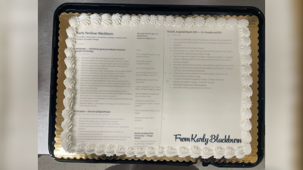 US woman makes ‘resume’ cake to get job in Nike, storms internet