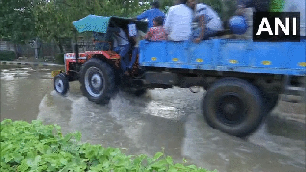 IT professionals in Bluru take tractor rides to reach office