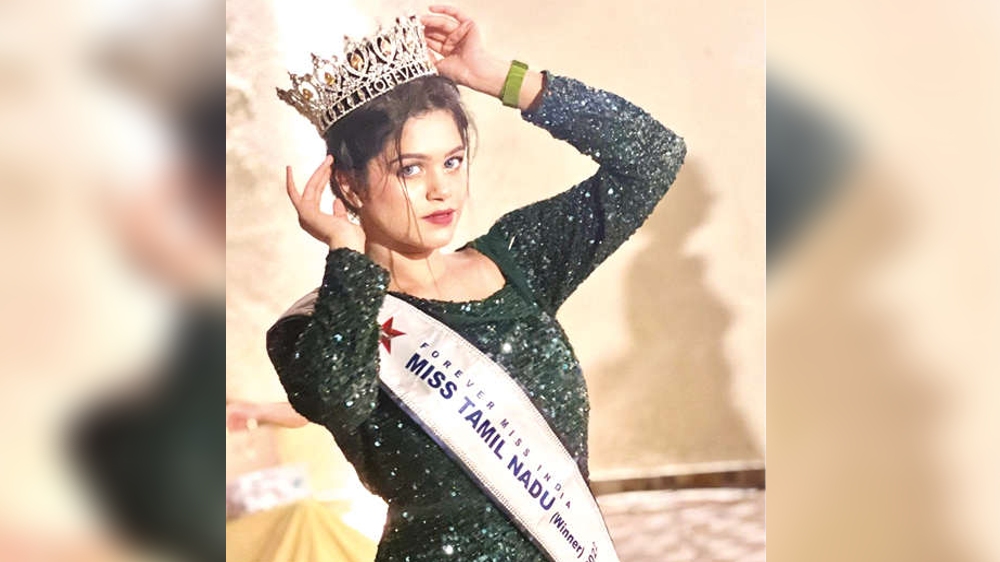 Construction worker’s daughter wins title at beauty pageant
