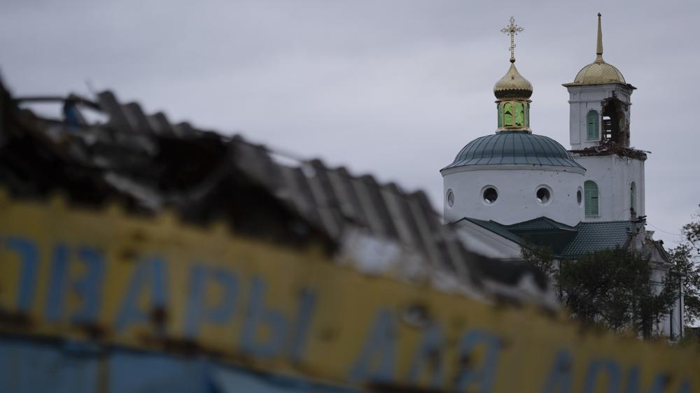 Devastated Ukrainian village emerges from Russian occupation
