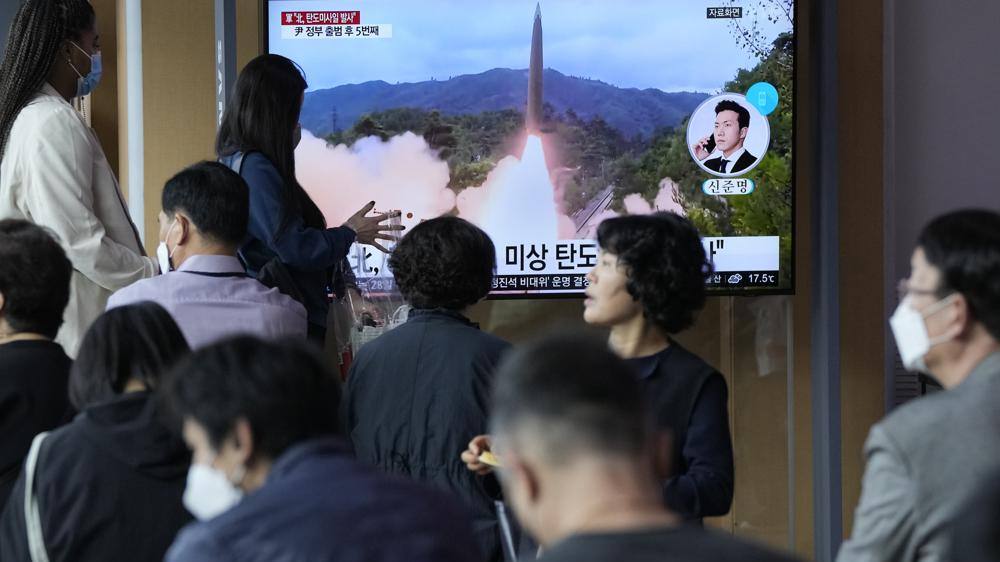 South Korea says North Korea test-fired missile toward sea South Korea says North Korea test-fired missile toward sea