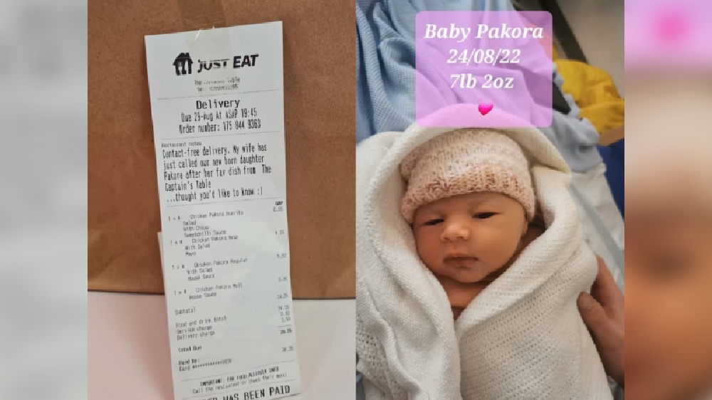 Viral: UK parents name their child after Indian dish Pakora