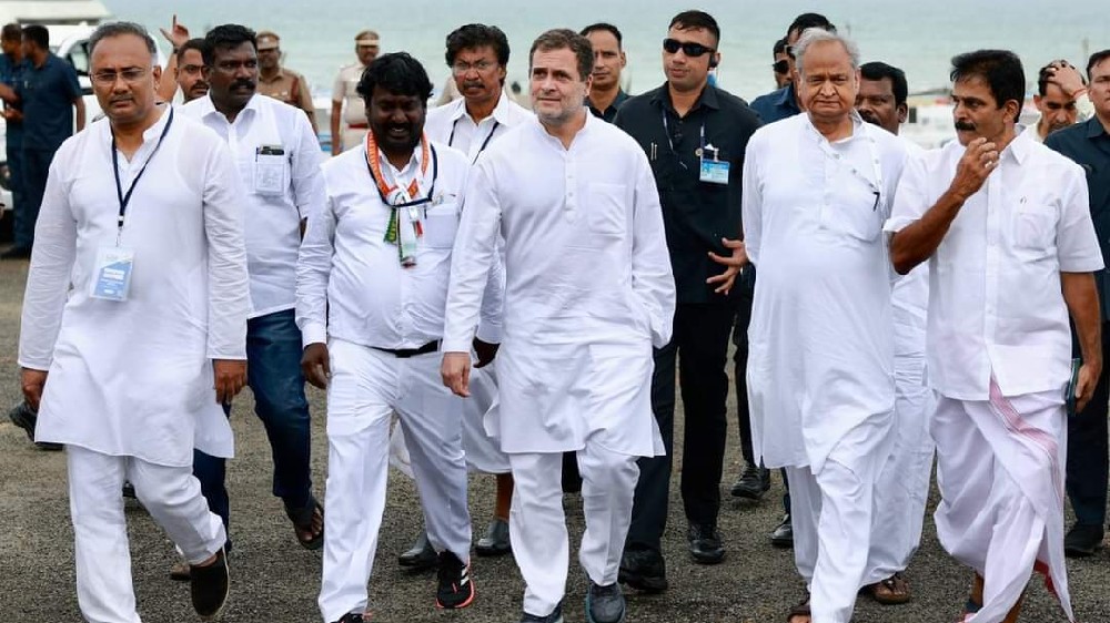 Bharat Jodo Yatra: Rahul lands in Kanniyakumari