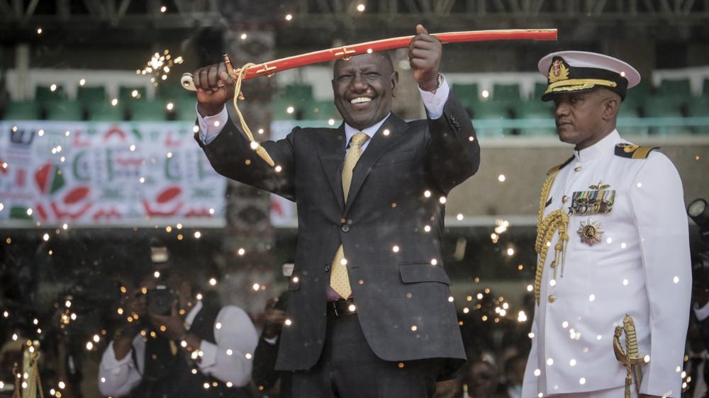 From humble past, William Ruto sworn in as Kenya’s president