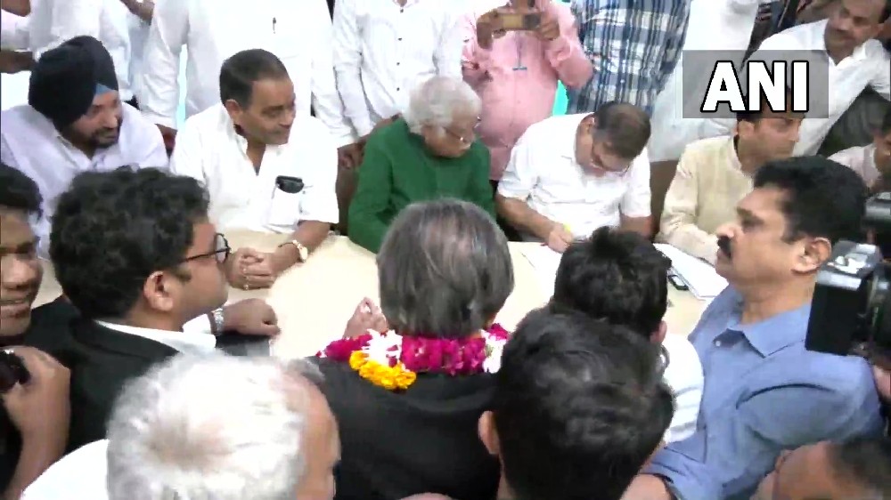 Shashi Tharoor files nomination for Congress president polls Shashi Tharoor files nomination for Congress president polls