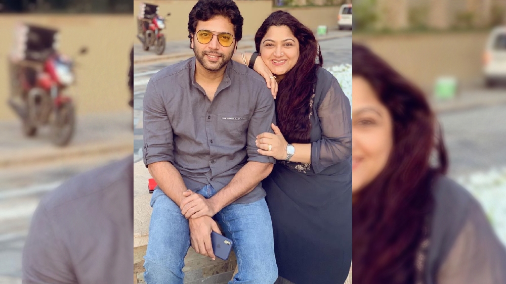More happiness & success: Khushbu wishes Jayam Ravi on 42nd bday