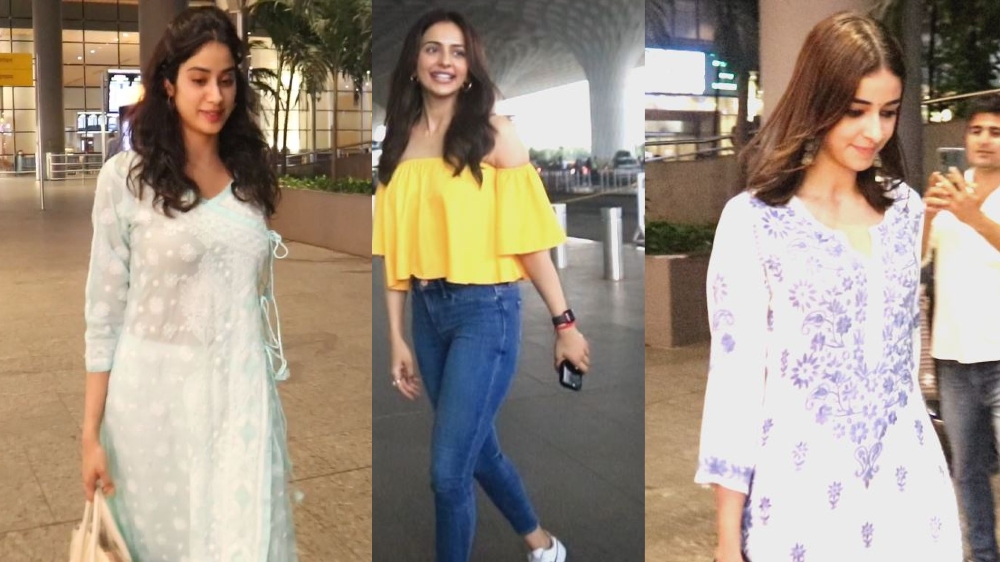 Bwood celebs flaunt their outfits, spotted at Mumbai airport