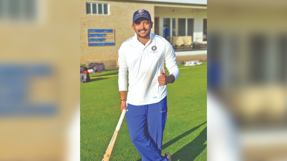 Ricky Bhui, Prithvi Shaw shine with unbeaten tons Ricky Bhui, Prithvi Shaw shine with unbeaten tons