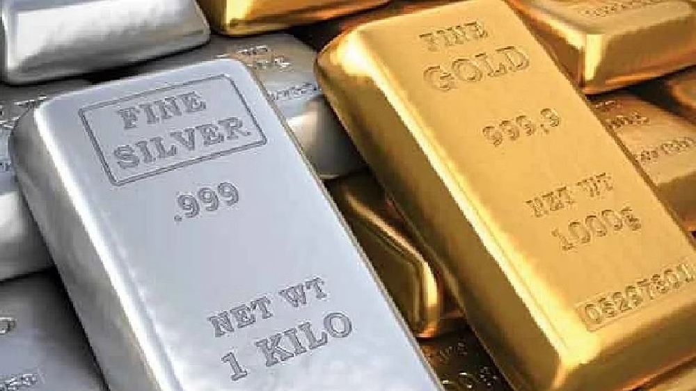 Gold rates fall and silver rates remains unchanged