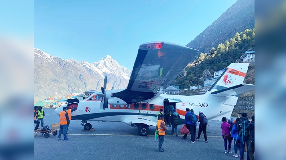 Aircraft with 22 people on board makes emergency landing in Nepal