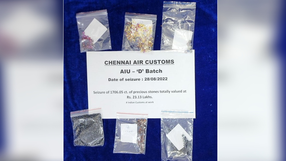 Customs seize gold, and electronic goods at Chennai airport