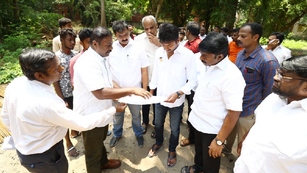 Udhay starts prelim work along with wish list to Stalin Udhay starts prelim work along with wish list to Stalin