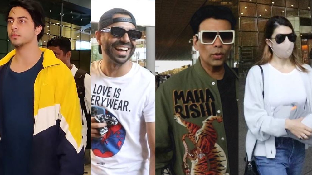 Aryan to Jacqueline: Celebrities spotted in casual looks Aryan to Jacqueline: Celebrities spotted in casual looks