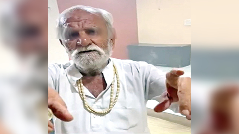 Scripted video of ‘cleric’ shared with false angle