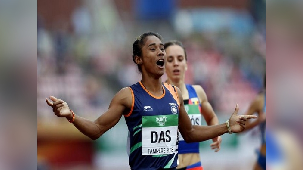 Assam Rifles honours ace sprinter Hima Das