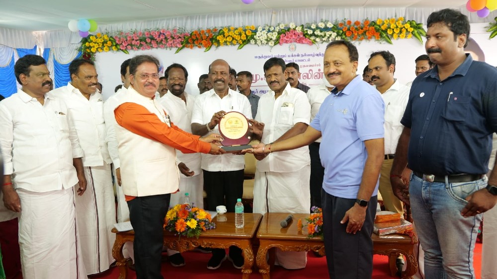 Ma Subramanian inaugurates Tiruvallur medical college hospital Ma Subramanian inaugurates Tiruvallur medical college hospital