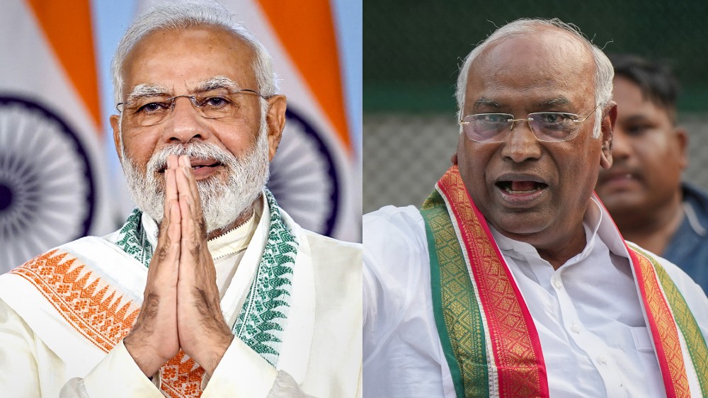 Modi wishes Mallikarjun Kharge fruitful tenure as Cong president Modi wishes Mallikarjun Kharge fruitful tenure as Cong president