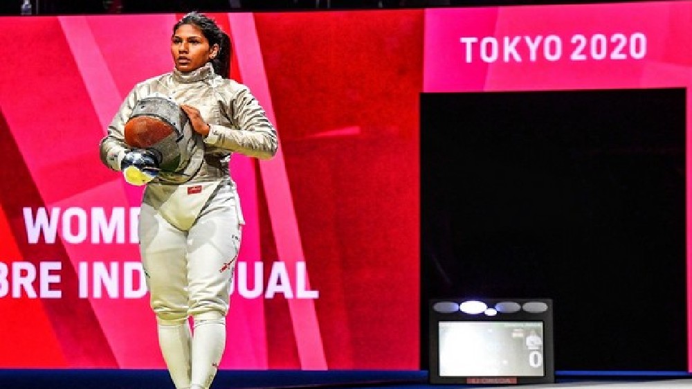 National Games 2022: Bhavani Devi wins hat-trick of gold medals