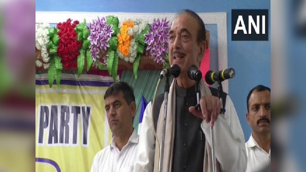 Ghulam Nabi Azad vouches for restoration of J-K statehood