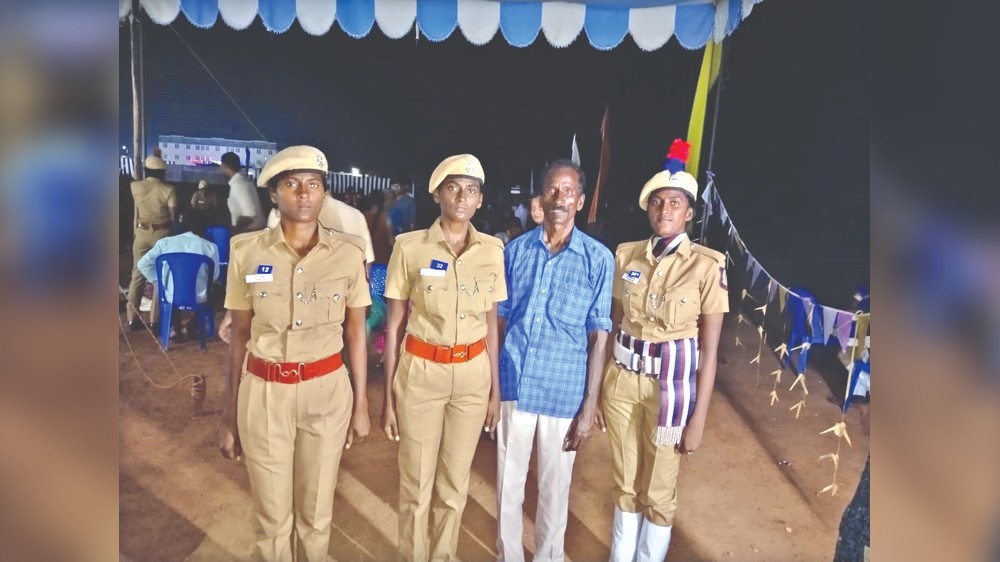 Farmer trains 3 girls, places them in dream police job