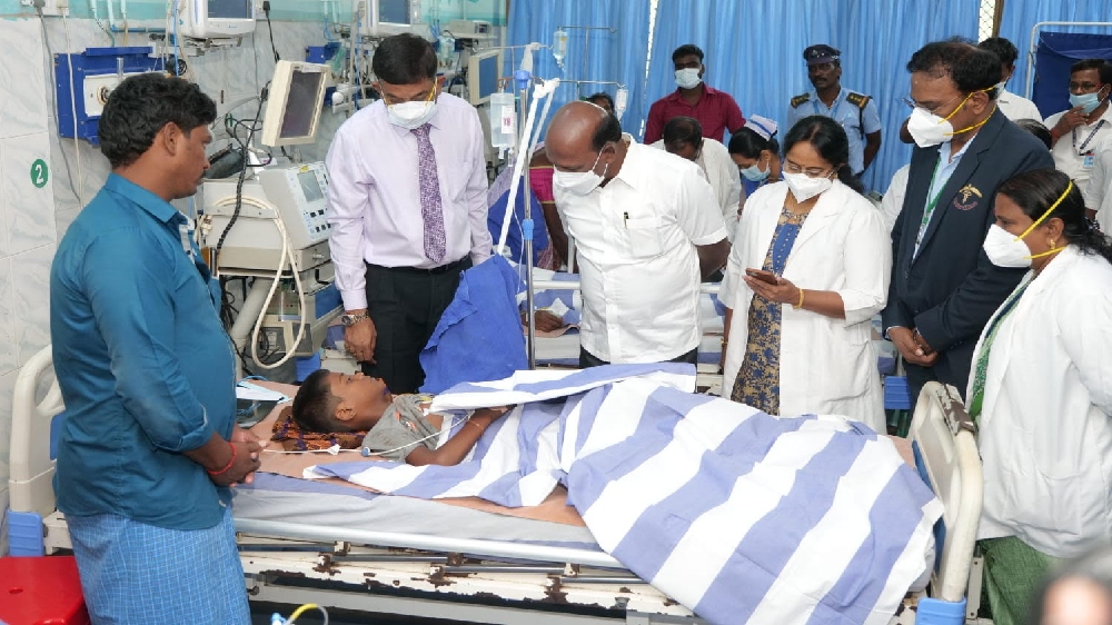 525 burn victims admitted to hospitals post Deepavali in TN 525 burn victims admitted to hospitals post Deepavali in TN