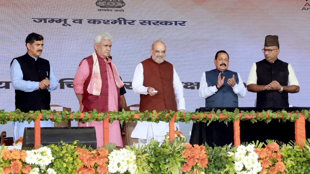 Shah’s 1st public rally in Kashmir after abrogation of Article 370