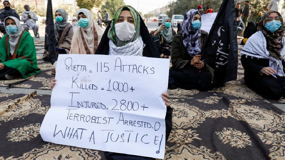 Shia Hazaras protest in Delhi against killings in Kabul