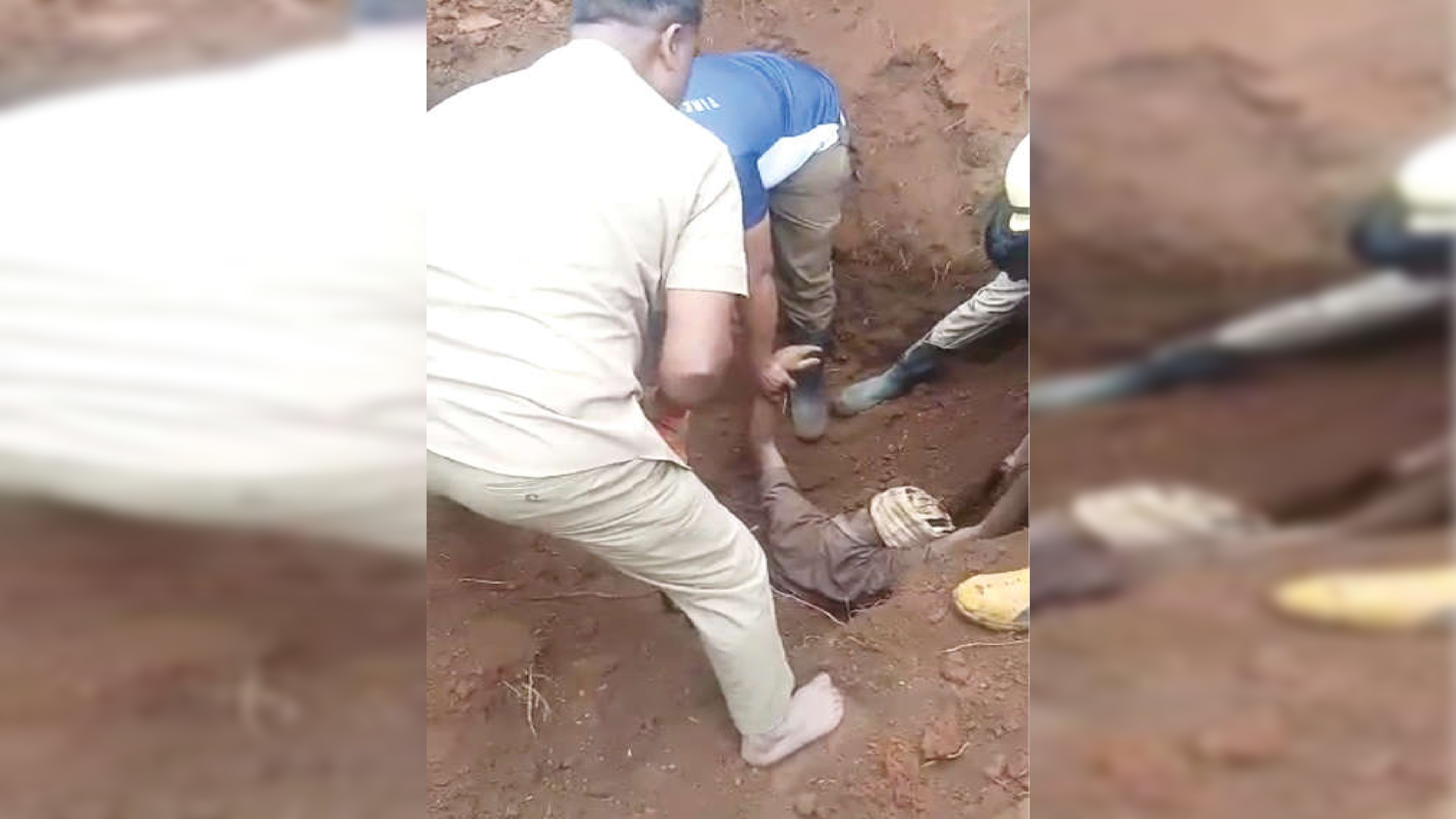 Two construction workers buried alive in Nilgiris Two construction workers buried alive in Nilgiris