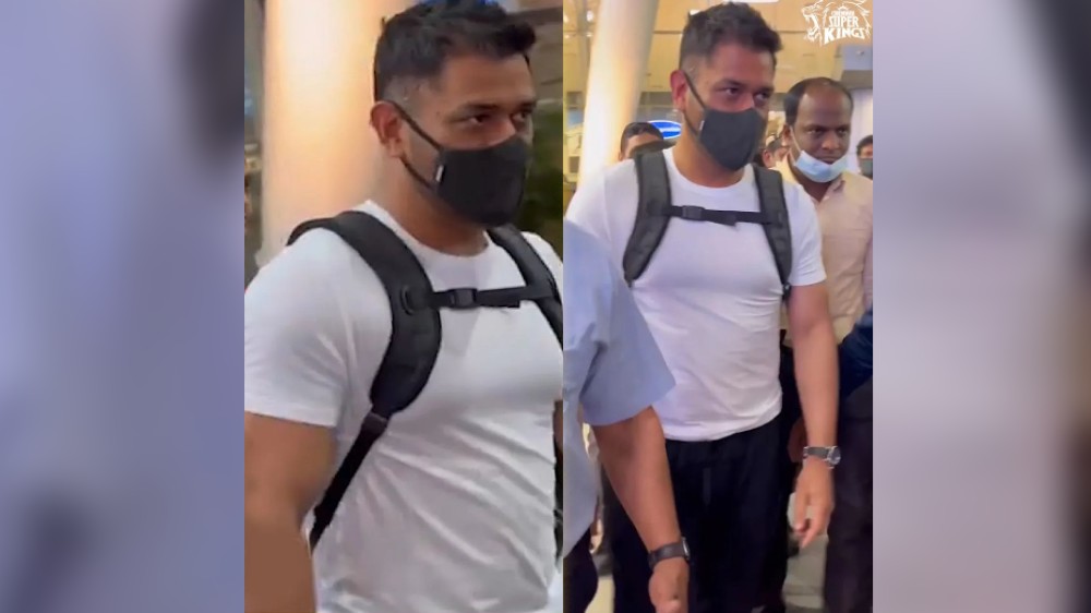 MS Dhoni makes surprise visit to Chennai, CSK shares pic