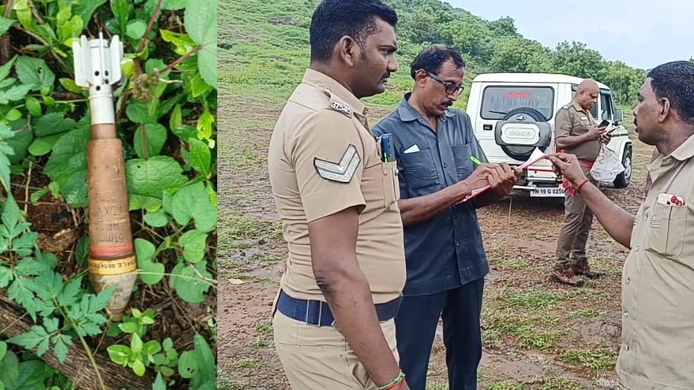 Rocket launchers found in  shooting range near Singaperumal Koil