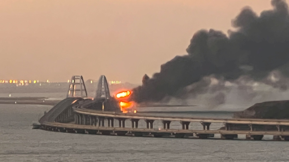 Ukrainian military responsible for Crimean Bridge blast: Russia