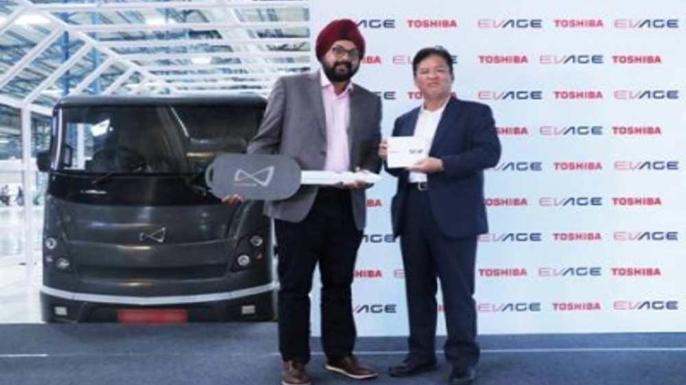 Toshiba India to power Evage’s electric vans with its batteries