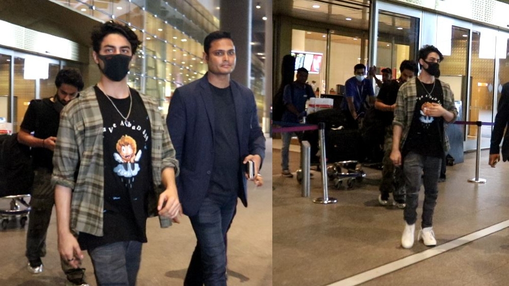 Airport Diaries: Aryan Khan aces uber-cool look