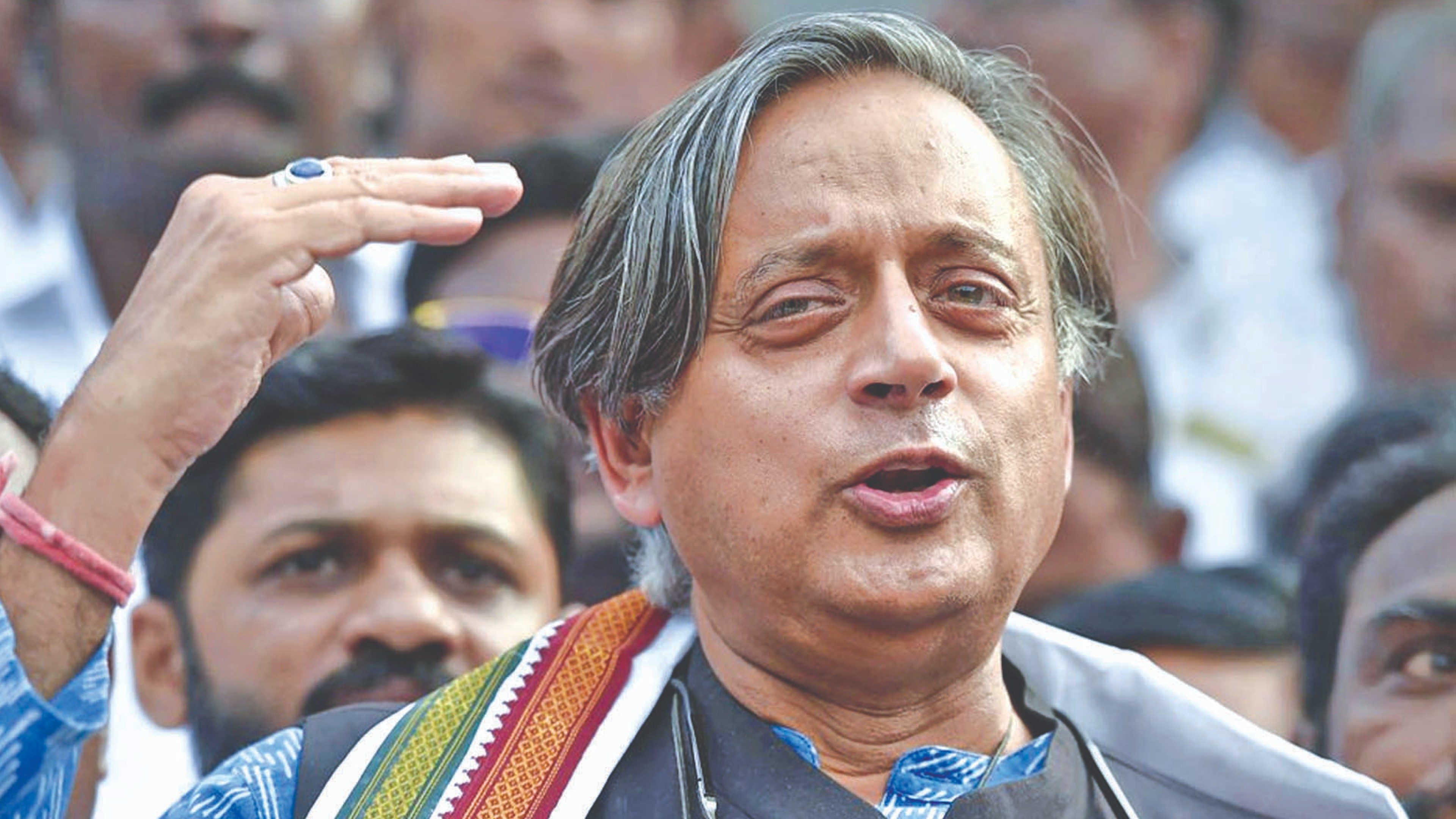 Youth support me, seniors with Kharge: Tharoor