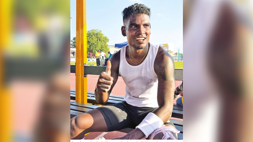 Pole vaulter Siva break national record en route to gold medal
