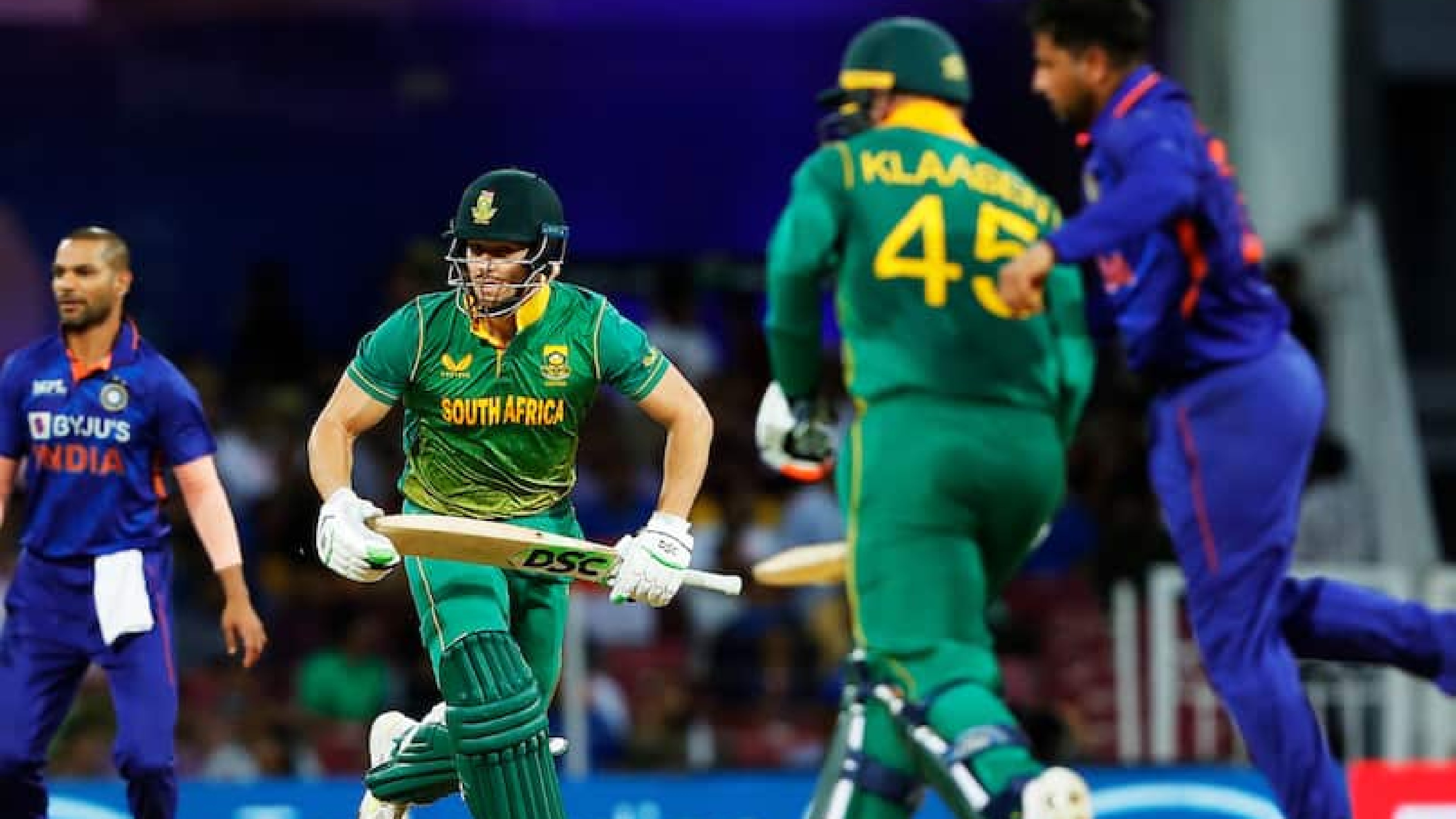 SA score 249 for 4 against India in rain-curtailed first ODI