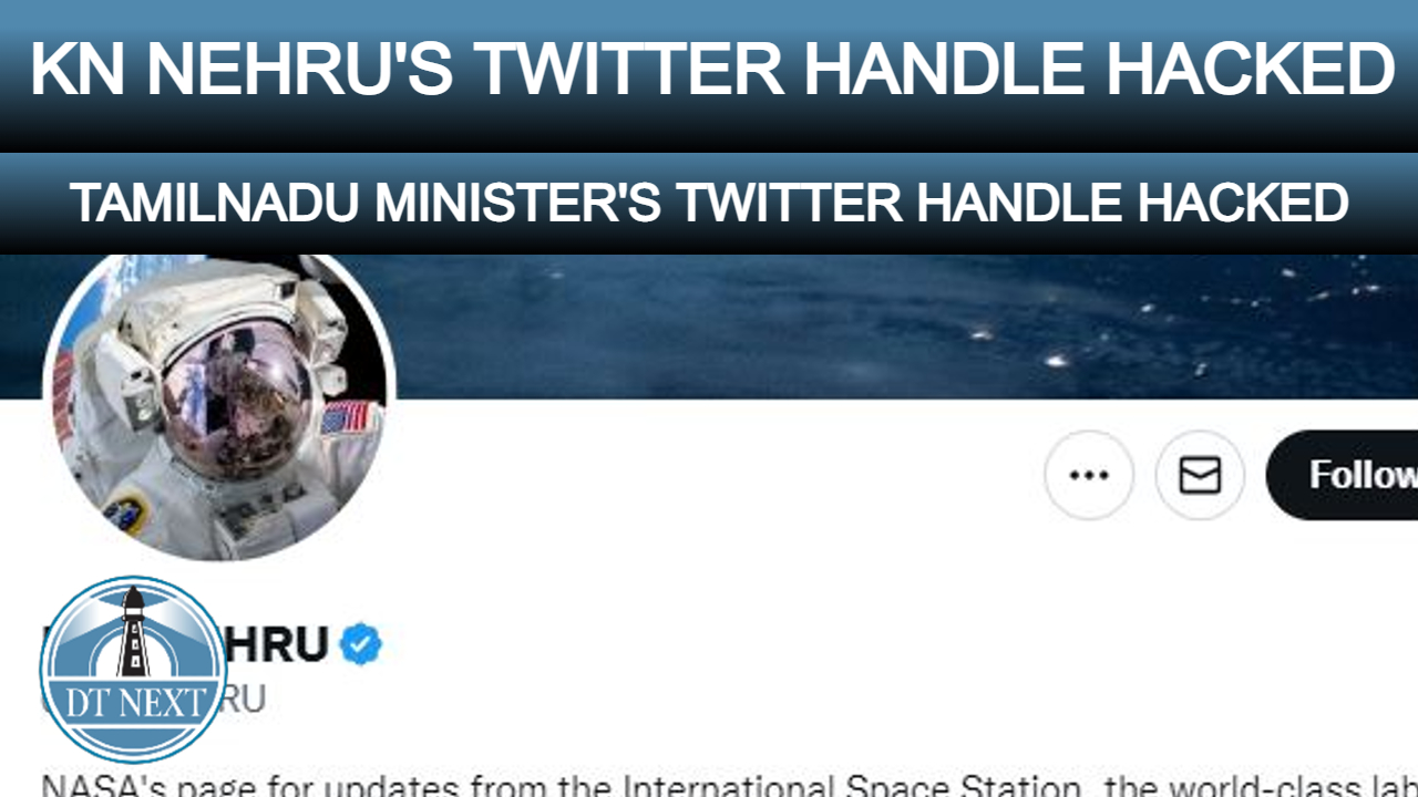 KN Nehru’s Twitter account hacked