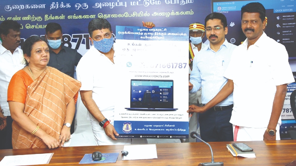 PTR launches Madurai Corpn’s Complaint Tracking System