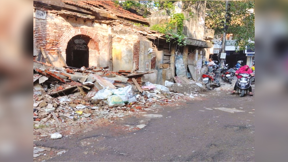 Residents want debris of old building in Vepery cleared