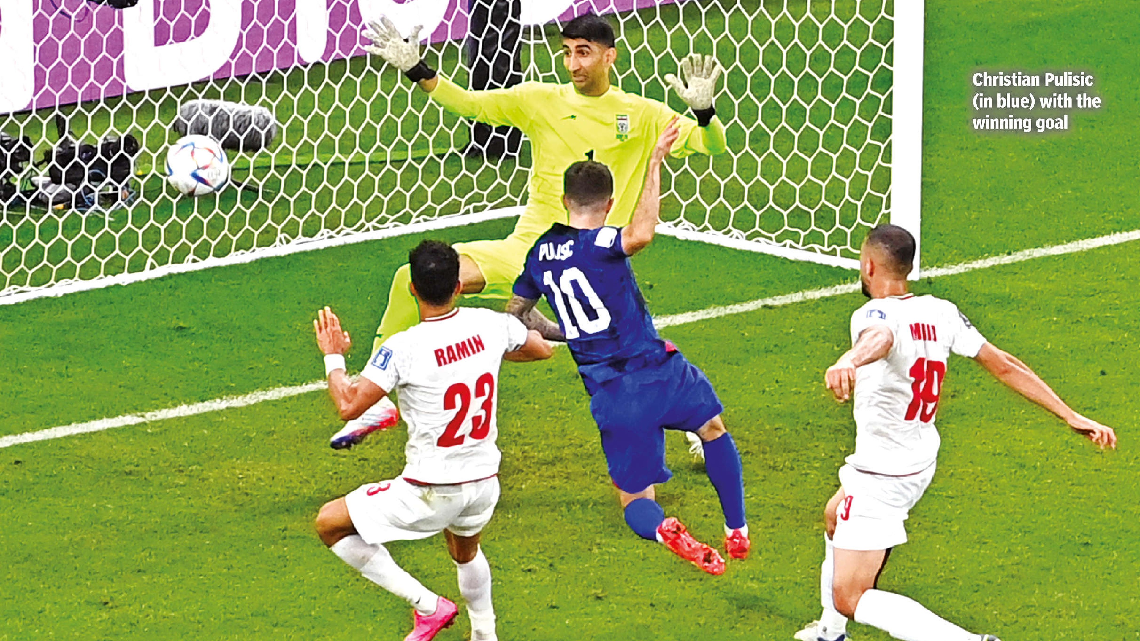 Pulisic nets winner as America beats Iran to progress to Round-of-16