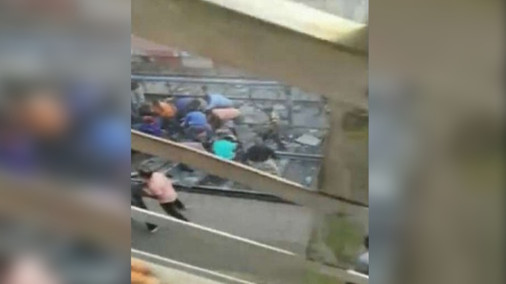 Foot overbridge collapses at Mahas Ballarshah rly station, one dead Foot overbridge collapses at Mahas Ballarshah rly station, one dead