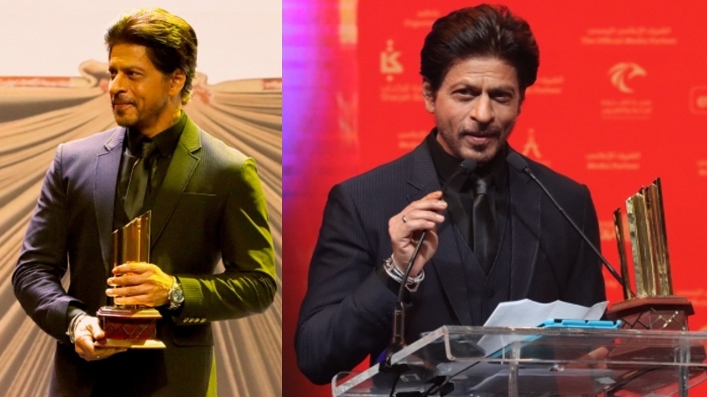 SRK receives Global Icon of Cinema & Cultural Narrative award at SIBF