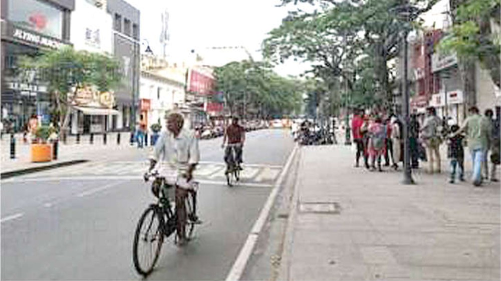 Proposal for pedestrian plazas near airport, Island Grounds on cards