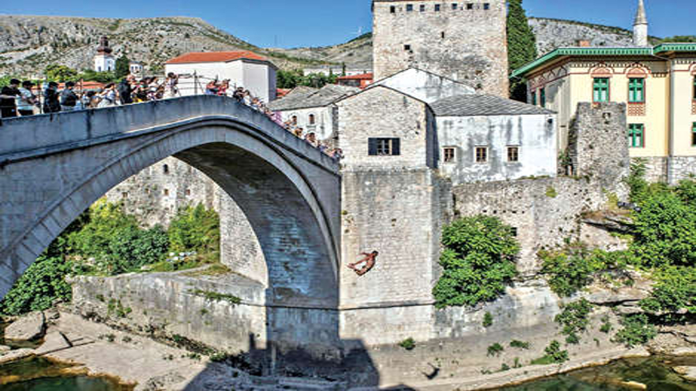 Leap of faith: Is this the world’s most picturesque high dive?