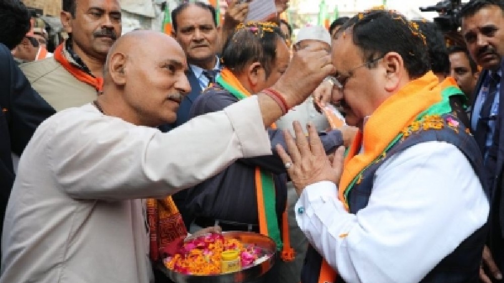 Fed up with AAP, people eager to vote for BJP in MCD polls: Nadda